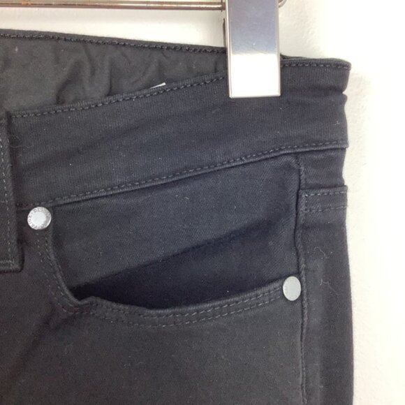 PAIGE HOXTON STRAIGHT BLACK JEANS 30 - Picture 6 of 12